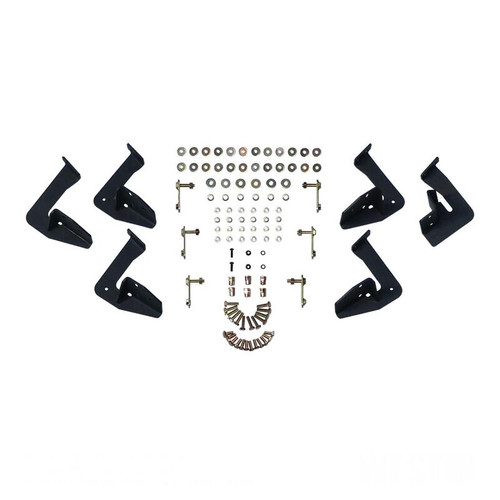 Westin 09-14 Ford F-150 Supercrew HDX Stainless Drop Nerf Step Bars - Tex. Blk - 56-135252 Photo - Unmounted