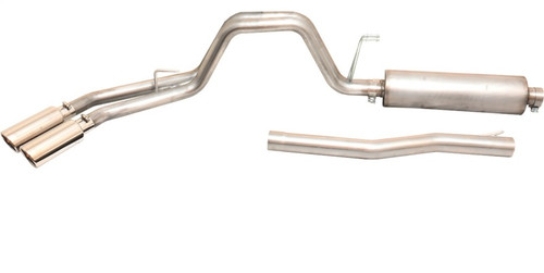 Gibson 20-24 Ford F250/F350 Super Duty Cat-Back Dual Sport Exhaust System - Stainless Steel - 69136 Photo - Primary