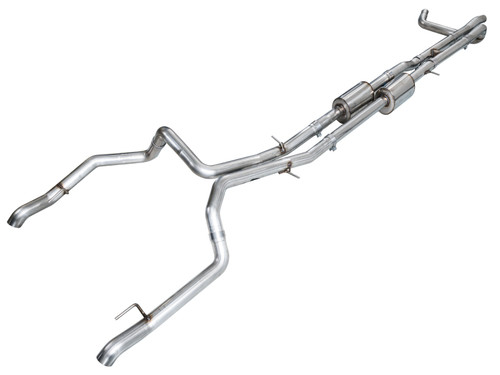 AWE 4th Gen GM 1500 6.2L Catback Split Rear Exit (w/ Bumper Cutouts) - OE Tips - 3015-31202 Photo - Primary