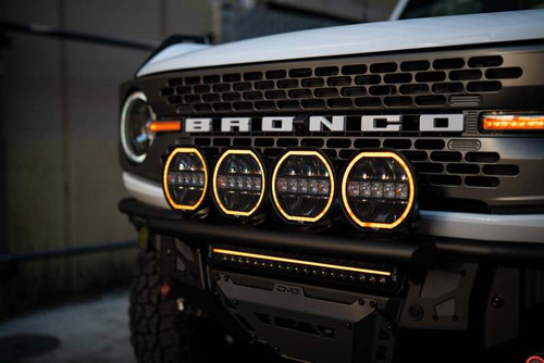 DV8 Offroad Elite Series 20in Dual Row Light Bar w/ Accent Light - BE20EW200W-H Photo - out of package