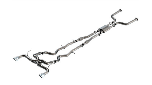 Borla 16-24 Infinity Q50 (Auto V6) ATAK Cat Back - 4.5in Chrome Tip - 140978 Photo - Primary