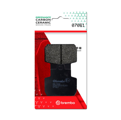 Brembo OE Gilera Fuoco/Piaggio X8/Piaggio X9 Carbon Ceramic Brake Pad - Rear - 07061 User 1