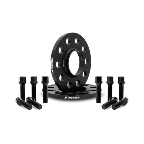 Mishimoto Wheel Spacers - 5x112 - 66.5 - 12 - M14 - Black - MMWS-015-120BK Photo - Primary