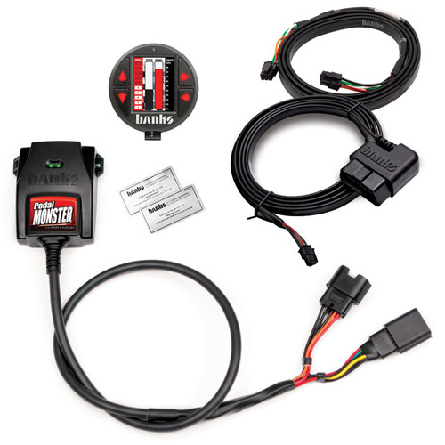 Banks Power Pedal Monster Kit Molex MX64 6 Way With iDash Data Pro 07-19 RAM and 11-20 FORD 6.7L - 64313-CP Photo - out of package