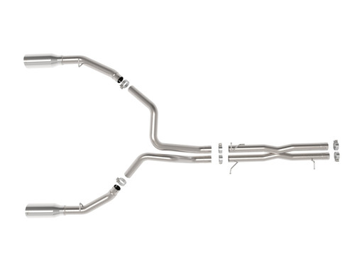 aFe 2025 Dodge RAM 1500 Vulcan Series 304 Stainless Steel Cat-Back Exhaust System w/ Polished Tip - 49-32087-P Photo - Unmounted