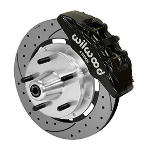 Wilwood Forged Dynapro Big Brake Kit - 5x5 Hub/12.19in Drilled & Slotted Rotor/ Black Caliper- Front - 140-14533-D Photo - Primary