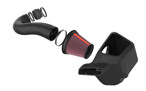K&N 11-22 Jeep Grand Cherokee V8-5.7L F Performance Air Intake System - 50-1563 Photo - out of package