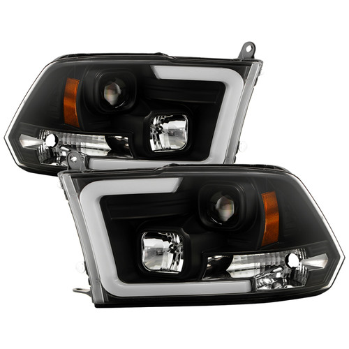 Spyder 09-18 Dodge Ram 2500/3500 Factory Halogen Model Only (PRO-YD-DR09PL-SB-BK) - 5088482 Photo - Primary