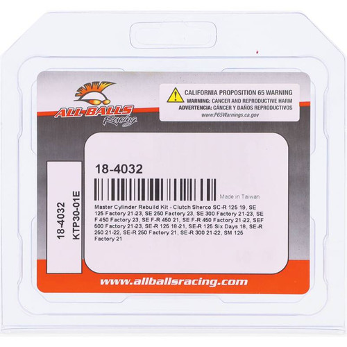 All Balls Racing Master Cylinder Rebuild Kit - 18-4032 Photo - Close Up