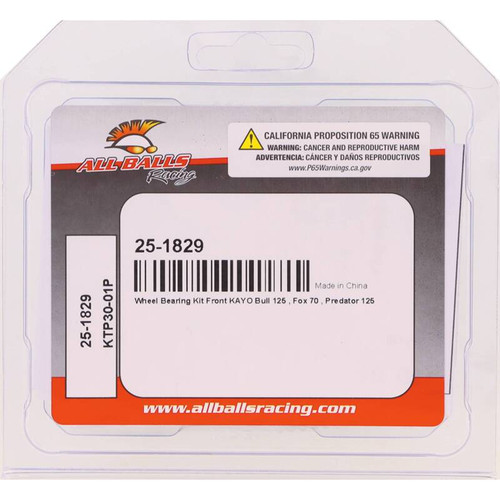 All Balls Racing Wheel Bearing Kit - 25-1829 Photo - Close Up