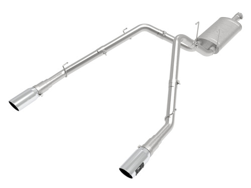 aFe Apollo GT Series 3 in 409 Stainless Steel Cat-Back Exhaust System w/ Polish Tip V8-5.7L HEMI - 49-42074-P Photo - Primary