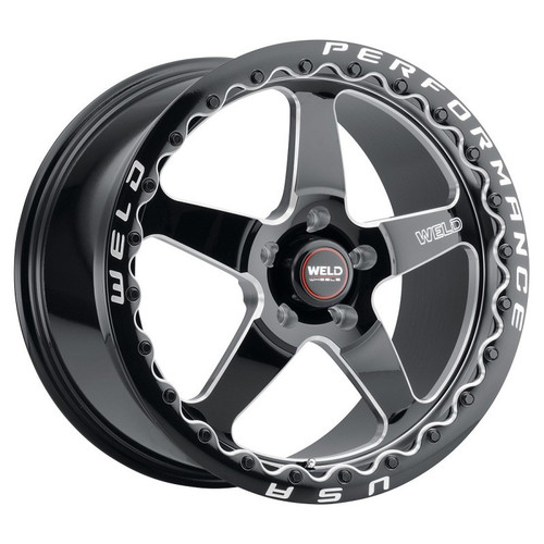 Weld S904 18x12 Ventura Beadlock 5x120 ET52 BS8.55 Gloss BLK MIL DIA 78.1 - S90482022P52 User 1