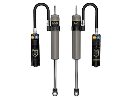 ICON 24+ Toyota Tacoma Remote Reservoir Shocks w/ CDXS 0-1in. Lift- (Rear) - 57808XP Photo - Primary