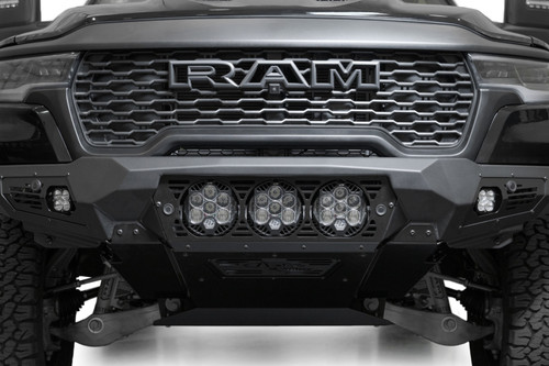Addictive Desert Designs 2025+ Ram RHO Bomber Front Bumper - 3 Baja Designs LP6 - F630014100103 Photo - Close Up