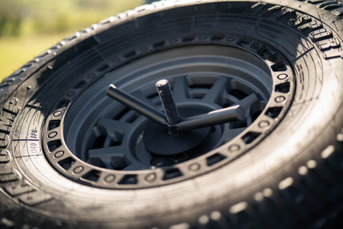 DV8 Offroad 2020+ Jeep Gladiator JT Adjustable In-Bed Tire Carrier - TCGL-03 Photo - out of package