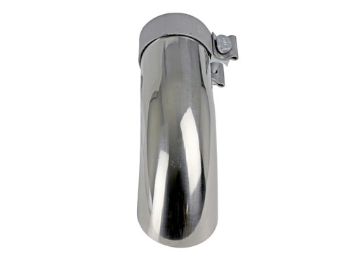 aFe MACH Force-Xp 304 Stainless Steel Clamp-on 2.5in Exhaust Tip - Polished - 49T25254-P09 Photo - Unmounted