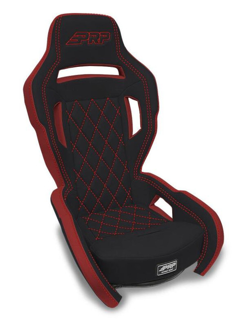 PRP Contour Suspension Seat - Black & Red - AO62001-204 Photo - Primary