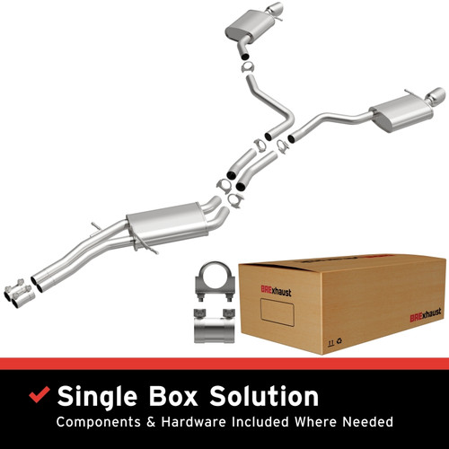 BRExhaust 12-15 Audi A6 Quattro A7 Quattro 3L Exhaust Kit - 106-0924 Photo - Primary