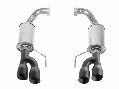 Roush 18-25 Mustang GT Black Tip Axle Back Exhaust - 422097-BLK Photo - Close Up