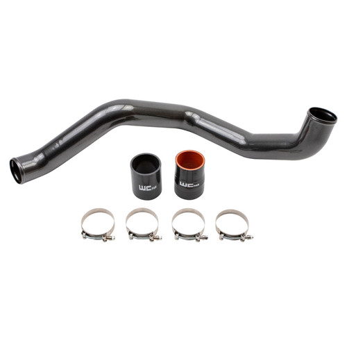 Wehrli 20-24 Chevrolet 6.6L L5P Duramax Driver Side 3in Intercooler Pipe - Cat Yellow - WCF100365-CAT Photo - Primary