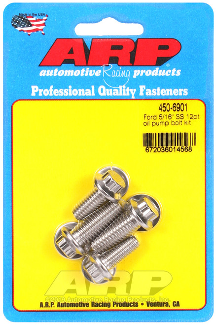 ARP Ford SS 5/16in 12pt oil pump bolt kit - 450-6901 Photo - Primary