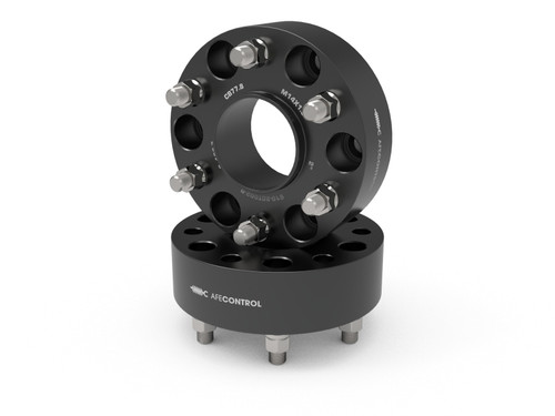aFe CONTROL Forged Aluminum Wheel Spacers 6x139.7 / CB 77.8 / 2in Thick - RAM 1500 - 610-20T002-B Photo - Primary