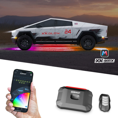 XK Glow Tesla Cybertruck XKMax LED Underglow Light Kit w/ RGBW Chasing Lights - MX-CAR-CT User 1
