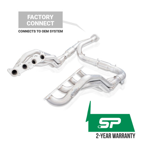 Stainless Works 21-25 Ford F150 5.0L Headers 1-7/8in Primaries High-Flow Cats Factory Conn. - SFT21HCATY Photo - Primary