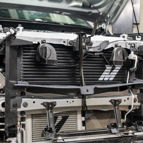 Mishimoto 2024+ Toyota Tacoma Performance Intercooler - Black - MMINT-TAC-24BK Photo - Mounted