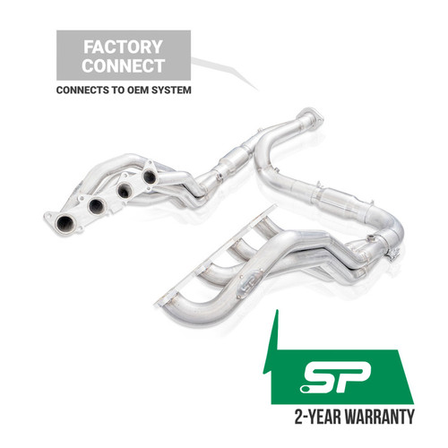 Stainless Works 15-20 Ford F150 5.0L Stainless Power Headers Kit w/ Factory Connect - SFT18HCATY Photo - Primary