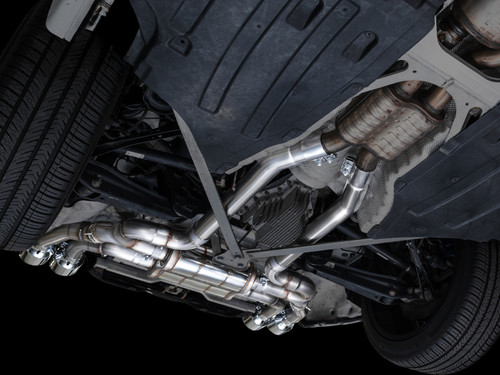 AWE Tuning 20-25 BMW X3 M/M Comp (F97) AWD SwitchPath Axle-Back Exhaust - Chrome Silver Tips - 3025-42301 Photo - Mounted