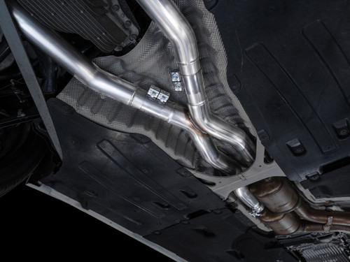 AWE Tuning BMW F97 X3 M Non-Resonated Performance Mid Pipe - 3820-11301 Photo - Mounted