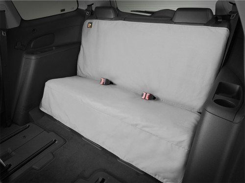 WeatherTech 56in W x 19.5in Depth x 22.5in H Seat Protector - Grey - DE2211GY Photo - Mounted