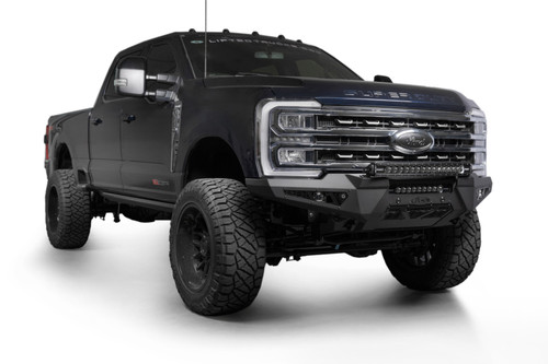 Addictive Desert Designs 2023+ Ford Super Duty HoneyBadger Front Bumper w/ Top Hoop - F810221770103 Photo - Close Up