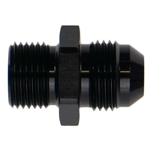DeatschWerks 8AN Male Flare to M18x1.5 Male Inverted Flare Adapter - 6-02-0645-B Photo - Primary