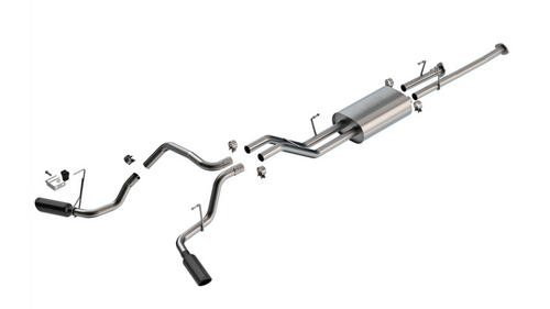 Borla 07-21 Toyota Tundra 4.6L/5.7L Cat-Back Touring SS Catback Exhaust w/ Black Chrome Tips - 140332BC User 1