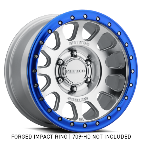 Method Beadlock Ring - 17in Forged - Style 1 - Blue - GR-10017-BL Photo - Close Up