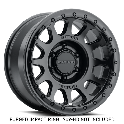 Method Beadlock Ring - 17in Forged - Style 1 - Gloss Black - GR-10017-GB Photo - Close Up