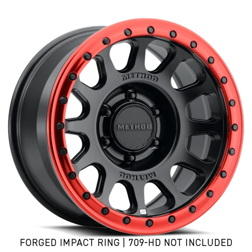 Method Beadlock Ring - 18in Forged - Style 1 - Red - GR-10018-R Photo - Close Up