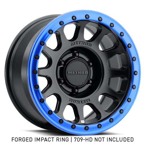 Method Beadlock Ring - 20in Forged - Style 1 - Blue - GR-10020-BL Photo - Close Up