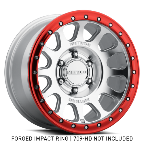 Method Beadlock Ring - 20in Forged - Style 1 - Red - GR-10020-R Photo - Close Up