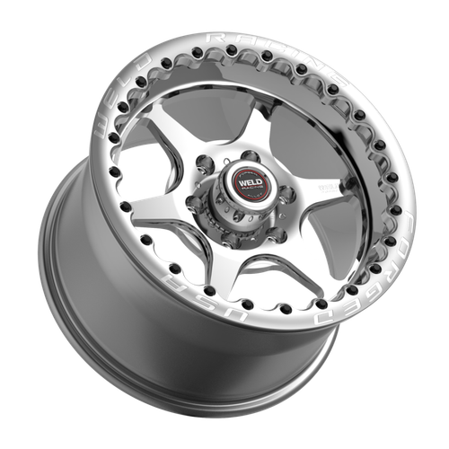 Weld S79HD 17x10 / 6x135 BP / 7.2in BS / 43mm / Street RT-S Series (ID Low Pad) SBL - Polished Wheel - 79LP7100Y72G Photo - Close Up