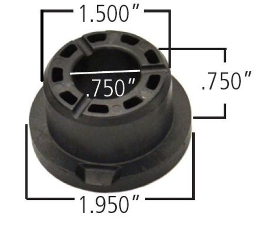 Ridetech Delrin Control Arm Single Bushing (2in Large OD / 1.5in Small OD / .750in ID / 1.00 OAL) - 70010759 Photo - Primary