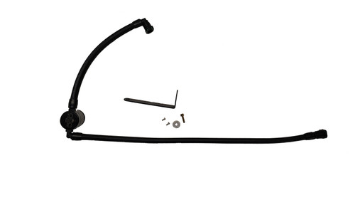 J&L 2025 Ford Transit 150/250/350 3.5L Oil Separator - Black Anodized - 3122P-B Photo - Primary