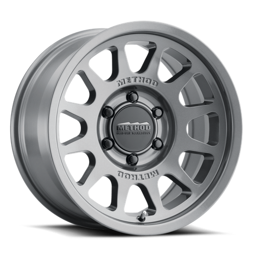 Method MR703 Bead Grip HD 18x9 +40mm Offset 6x5.5 95.25mm CB Gloss Titanium Wheel - MR70389093840H Photo - Primary