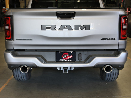 afe Vulcan Series Cat-Back Exhaust System RAM 1500 2025 V6-3.0L (tt) - 49-32088-P Photo - Mounted