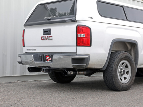 afe Apollo GT Series Cat-Back Exhaust System GM Trucks 09-18 V6-4.3L/V8-4.8/5.3L - 49-44135-B Photo - Mounted