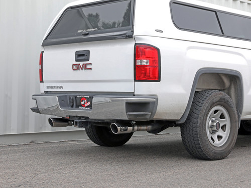 afe Apollo GT Series Cat-Back Exhaust System GM Trucks 09-18 V6-4.3L/V8-4.8/5.3L - 49-44135-P Photo - Mounted