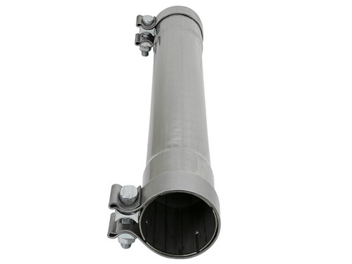 afe MACH Force-Xp Resonator Delete Pipe 3 IN Inlet/Outlet x 3 IN Dia. x 19 IN Overall L w/ Clamps - 49M10010 Photo - Unmounted