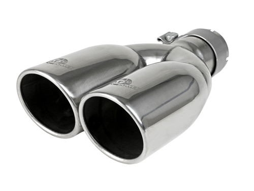 afe MACH Force-Xp Universal Exhaust Tip 2-1/2 IN Inlet x 3-1/2 IN Outlet X 12 IN L - 49T25374-P12 Photo - Primary